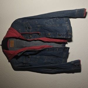 Maurice's lined denim Jean coat size m